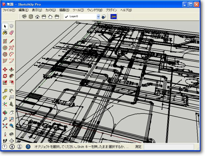 設備3d配管 Jw Cad Sketchup Inkscape Gimpの講習 横浜cad設計です